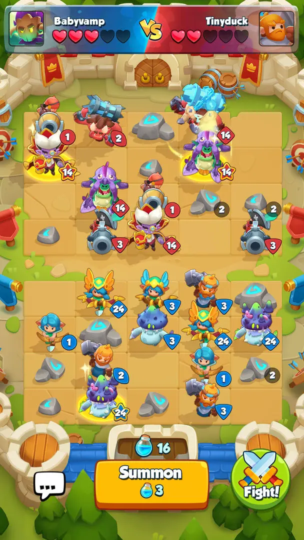 trai nghiem ca nhan castle duels